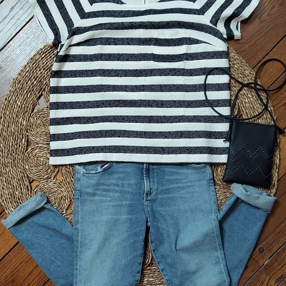 Merona Short Sleeve Shirt Size L - Picture 4 of 5